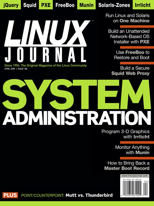 Linux Journal April 2009