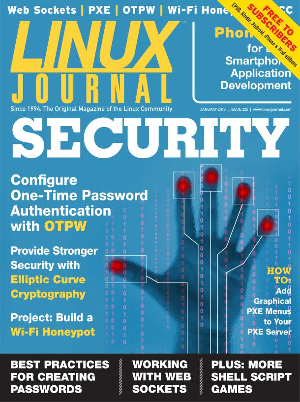 Linux Journal January 2013