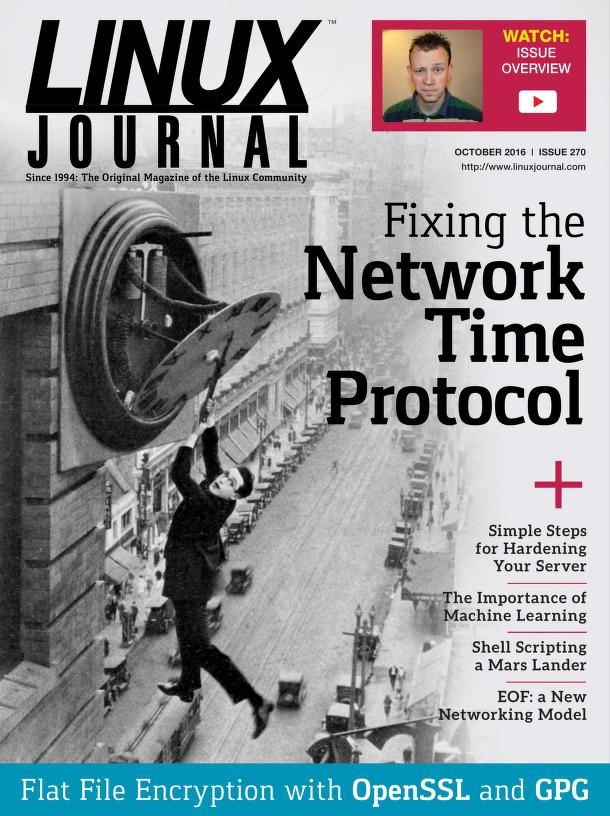 Linux Journal October 2016	