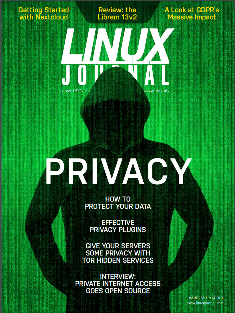Linux Journal May 2018	