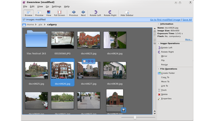 Gwenview - Vizualizatorul/Editorul de fotografii - o aplicatie excelenta - GNU/Linux