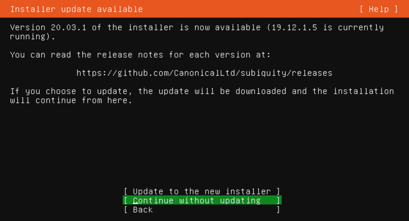 Ubuntu Server Live - actualizare la cea mai recenta versiune in Ubuntu 18.04.3 LTS si Ubuntu 20.04 LTS.