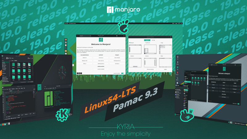 Manjaro 19.0 Kyria released (Gnome, KDE, XFCE, Architect)