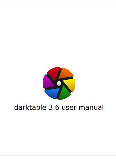 Darktable 3.6 user manual