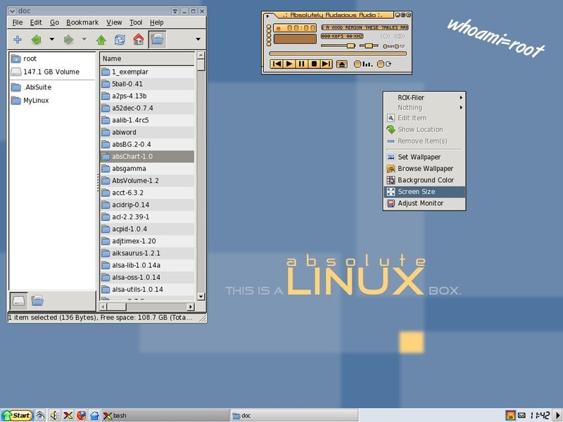 Absolute Linux GNU/Linux