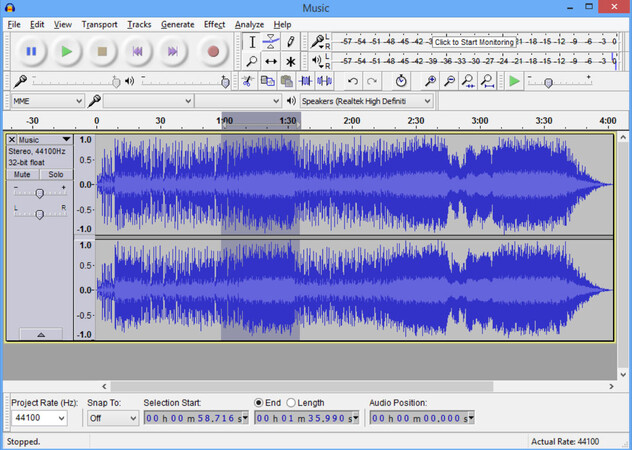 Audacity 2.2 - Open-Source Audio Editor aduce redare MIDI si suport pentru MacOS Sierra